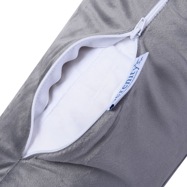 SERENITY NIGHT: Lesekissen mit F&uuml;llung aus Memory Foam, Grau&nbsp; image number 4