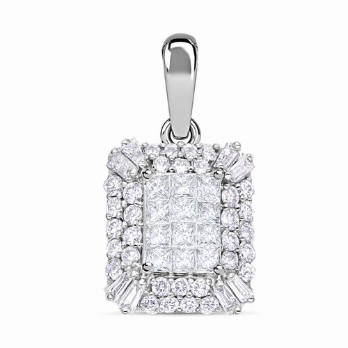 I1 G-H SGL zertifizierter Diamant-Anhänger - 0,50 ct. image number 0