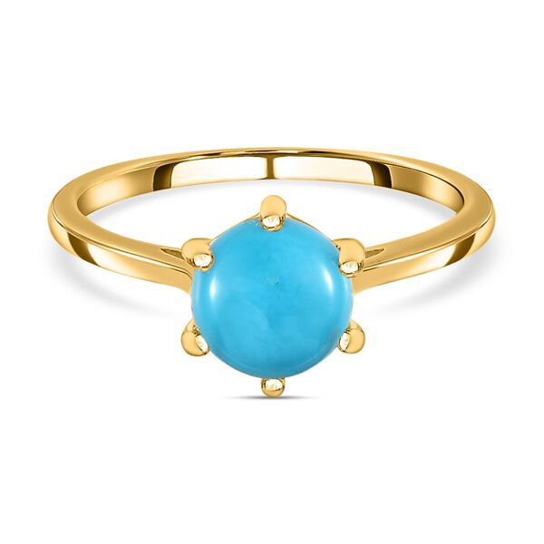 Amerikanischer, nat&uuml;rlicher Sleeping Beauty T&uuml;rkis-Ring - 1,15 ct.