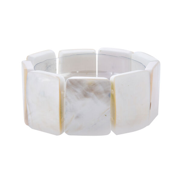 Royal Bali Kollektion - flexibles Perlmutt-Armband, ca. 19 cm