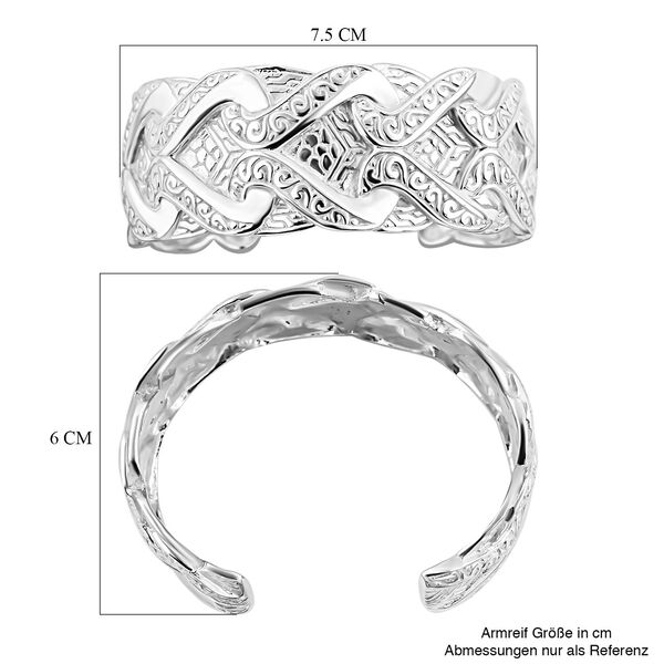 Royal Bali - 925 Silber Armreif, ca. 19 cm, ca. 48,27g image number 5