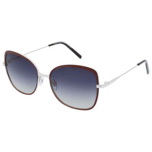 Sonnenbrille, Schwarz-Silber image number 0