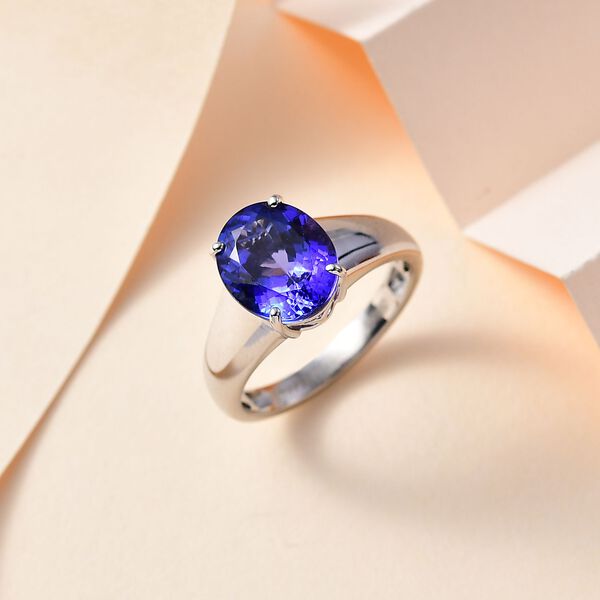 RHAPSODY AAAA Tansanit Ring in 950 Platin - 4,40 ct. image number 8
