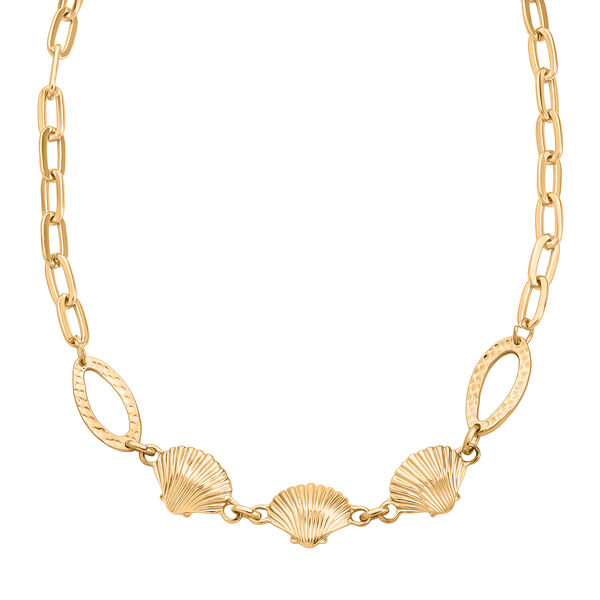 Gelb Halskette ca. 50 cm + 5 cm Extender, ca. 38,50g