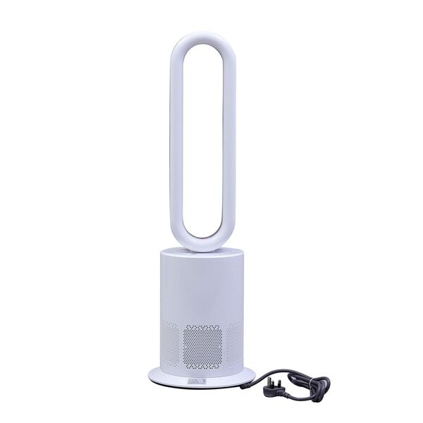 5 in 1 Luftdoktor - Luftreiniger/Ventilator ohne L&uuml;fterfl&uuml;gel mit HEPA Filter, Wei&szlig; und Silber image number 7