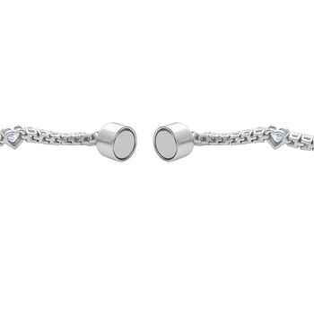 LUXURIANT DIAMOND - Lab Grown Diamant VS-EF SGL zertifiziert Armband ca. 20 cm 925 Silber rhodiniert ca. 4,00 ct.