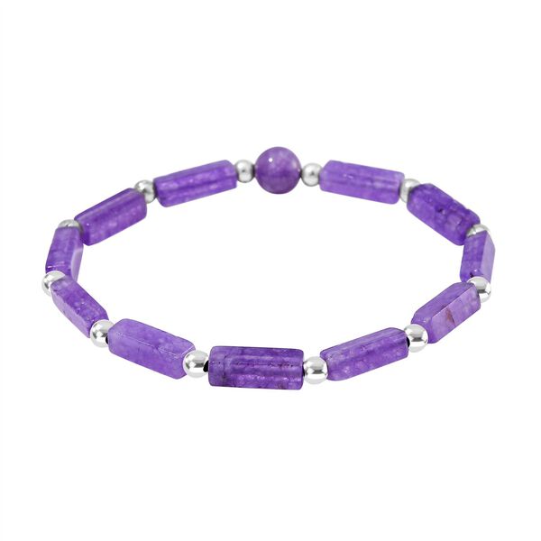 3er-Set- Lila Quarzit und weiße Kristall Quarz-Armbänder - 231 ct. image number 4