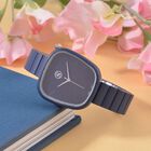 Strada - Japanisches Uhrwerk, Edelstahl-Zifferblatt & Metall-Armband, 23 cm, blau image number 1