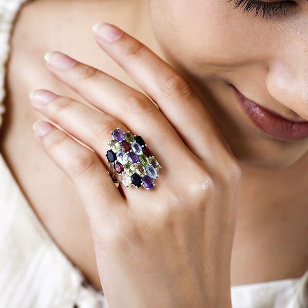 Mehrfarbiger Edelstein Ring - 9.45 Ct. image number 3