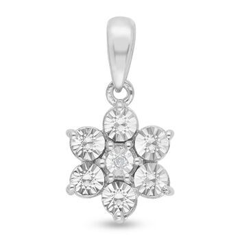 Diamant-Anh&auml;nger, 925 Silber