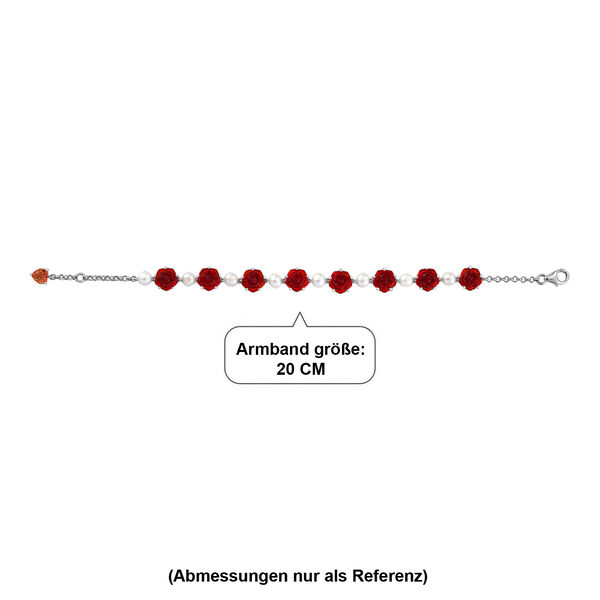 GP Whispers of Murano Kollektion - S&uuml;&szlig;wasser Perle (5mm) Armband ca. 20 cm 925 Silber Rhodiniert 21.40 ct image number 4