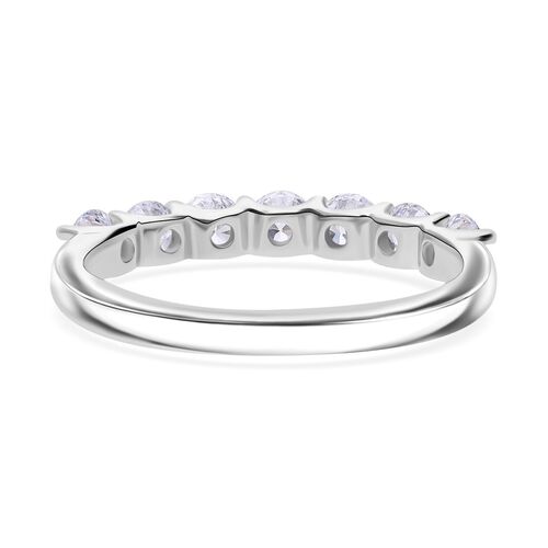LUXURIANT DIAMOND- SGL zertifizierter VS-EF Labor Diamant Ring, 925 Silber platiniert - 0,50 ct. image number 2