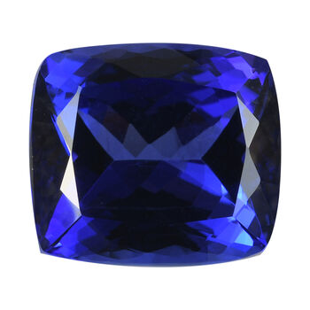 AAAA Tansanit Edelstein, Kissen, Facettierter Schliff, zertifiziert und gepr&uuml;ft ca. 3.24 ct