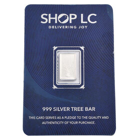 EXKLUSIVES GESCHENK 999 Silber Lebensbaum Barren, ca. 1,00g