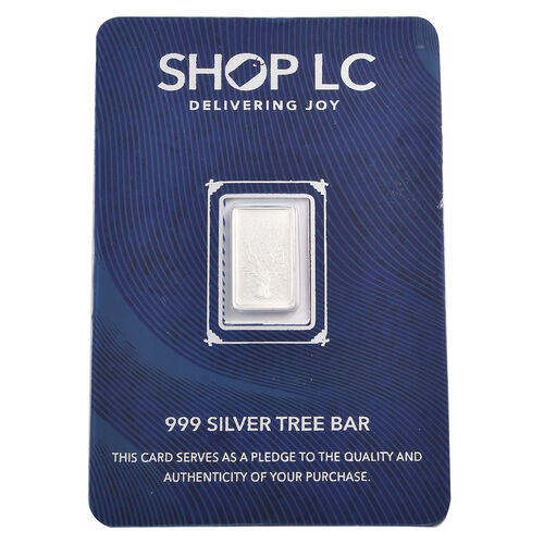 EXKLUSIVES GESCHENK 999 Silber Lebensbaum Barren, ca. 1,00g image number 0