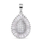 Lustro Stella - weißer Zirkonia-Anhänger, 925 Silber rhodiniert ca. 2,79 ct