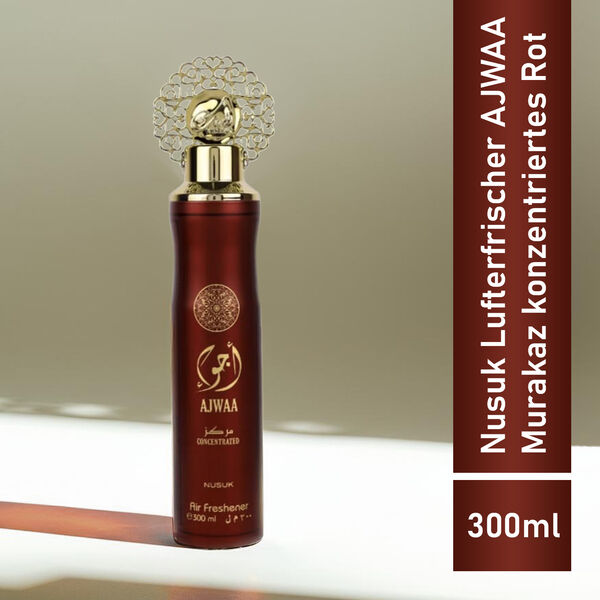 Nusuk Dubai Air Freshner AJWAA CONCENTRATED RED 300 ml