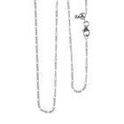 2er-Set - Figaro-Halskette und Armband , silber platiniert image number 5