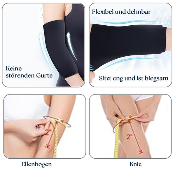 W&auml;rme- und K&auml;ltetherapie  Kompressions-Ellenbogenbandage image number 4
