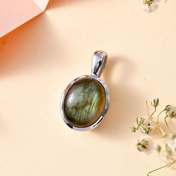 AA Labradorit Anhänger - 5,73 ct. image number 2