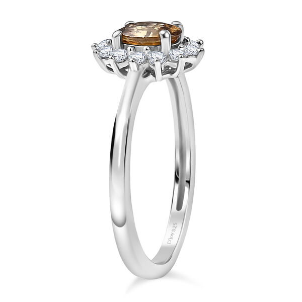 D'Joy gelber und wei&szlig;er Zirkon Ring - 1,04 ct. image number 4