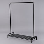 Kleiderständer, Größe: 115,5x40x145 cm, Schwarz