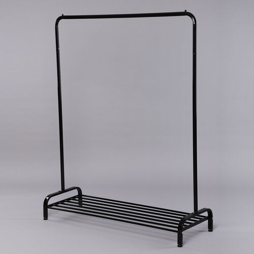 Kleiderständer, Größe: 115,5x40x145 cm, Schwarz  image number 0