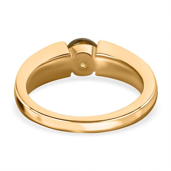 AA natürlicher, goldener Tansanit-Ring - 0,57 ct. image number 6