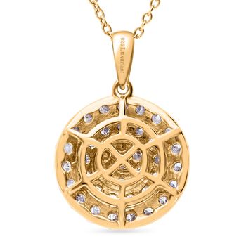 LUXURIANT SGL zertifizierter SI-GH Labor Diamant Anh&auml;nger mit 50cm Kette - 1 ct.