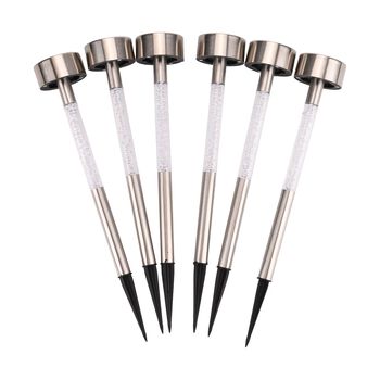 6er-Set LED-Solarleuchten, 5,5x33cm