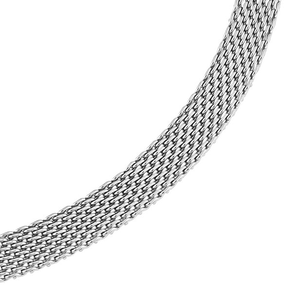 Garibaldi Armband, ca. 19 cm, Edelstahl ca. 3,00g, silberfarben image number 3