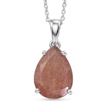 D'Joy AA Tansanischer Natronit Anh&auml;nger mit 45cm Kette - 8,88 ct.