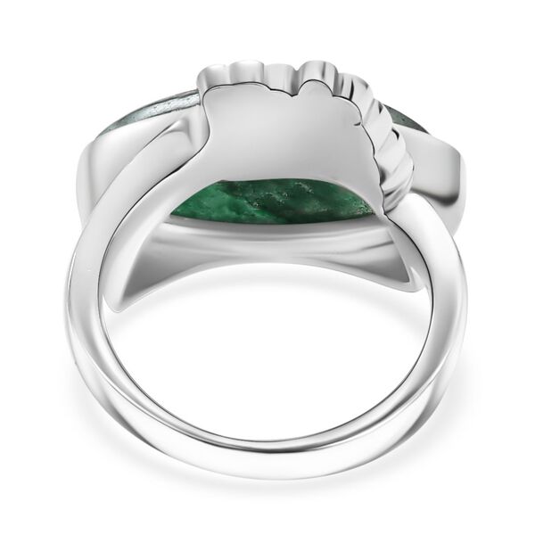 Grüner Aventurin-Ring - 7,07 ct. image number 6