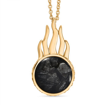 EverTrue Meteorit Matrix Anh&auml;nger mit 50cm Kette - 20 ct.