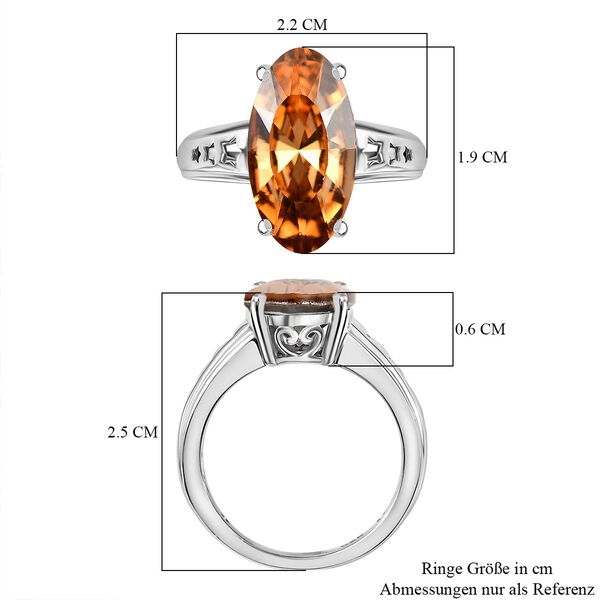 J Francis gefertigt mit SWAROVSKI- Heller Topas Swarovski-Kristall-Ring image number 7