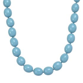 Sleeping Beauty Farbe Muschelkernperle Halskette ca. 50 cm Reiner Edelstahl Standard