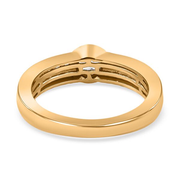 Tansanit und Zirkon Ring - 0,61 ct. image number 5