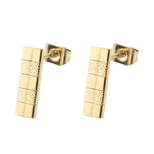 3er-Set, Halskette, Armband und Ohrringe in Goldton image number 7