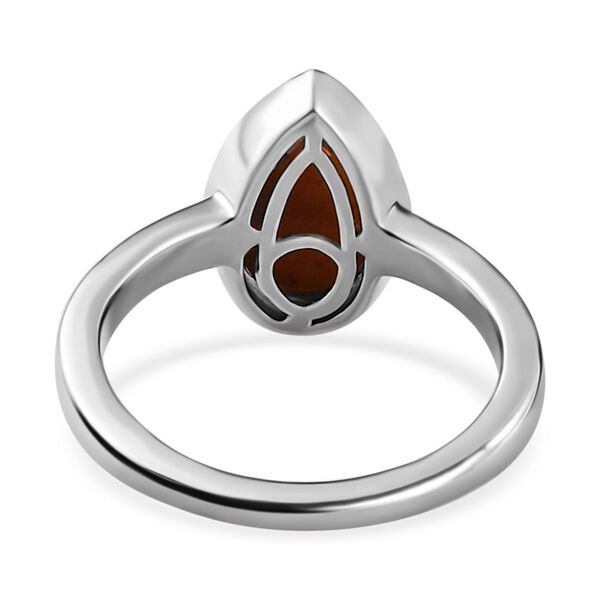 Kanadischer Ammolit Ring, 925 Silber platiniert (Größe 17.00) ca. 2.27 ct image number 6