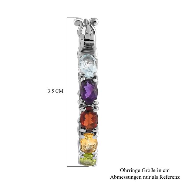 Multi-Edelsteine Inside-Out-Creolen image number 6