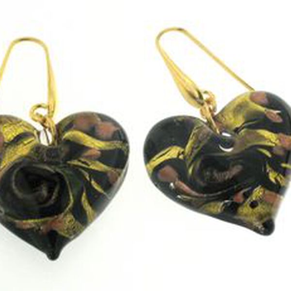 IL MURANO DI FRANCESCA - Murano aus Italien Ohrringe 925 Silber vergoldet