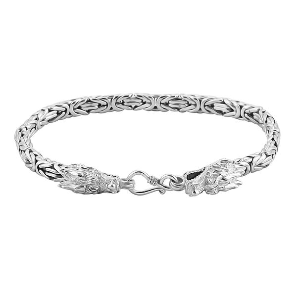 Royal Bali Kollektion - Drachenkopf Armband in 925 Silber