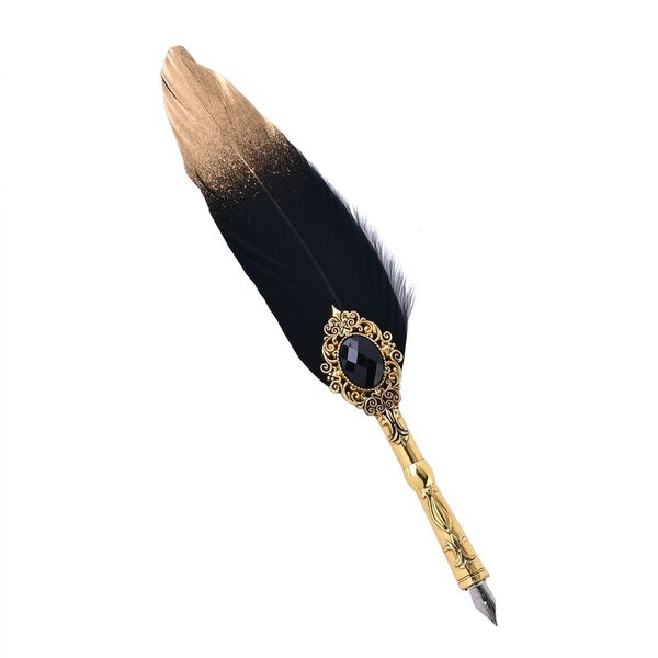 Vintage Kalligraphie-Schreibstift mit Tinte und Geschenkbox image number 7