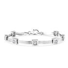 LUXURIANT DIAMOND - Lab Grown Diamant SI-GH Armband ca. 18 cm 925 Silber rhodiniert ca. 0.50 ct