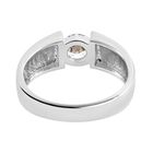 Lustro Stella - Weißer Zirkonia Ring, 925 Silber platiniert (Größe 16.00) ca. 1,40 ct image number 5