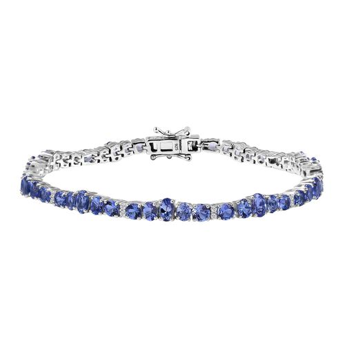 Tansanit und Zirkon Armband image number 0
