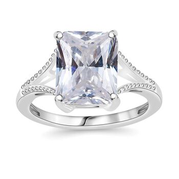 Wei&szlig;er Zirkonia-Ring