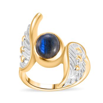 GP Celestial Dream Kollektion- AAA Labradorit und Kanchanaburi blauer Saphir-Ring - 2,38 ct.