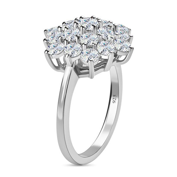 Funkelnde Königin- Moissanit Ring- 2,09 ct. image number 6
