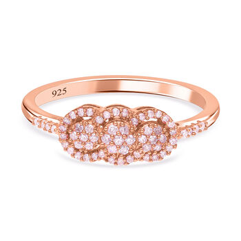 Nat&uuml;rlicher, rosa Diamant-Ring - 0,33 ct.